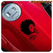 Pegatina Hendrix de temática rock | Vintage Sticker Factory