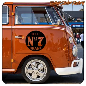 Autocollant JACKIE en vinyle pour moto custom