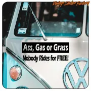 Pegatina ASS GAS OR GRASS.. Comprar pegatinas.
