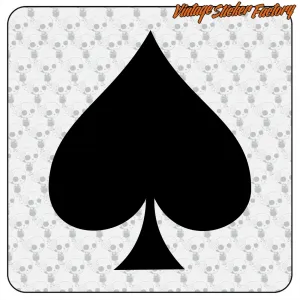 ACE OF SPADES STICKER. BUY VINYL STICKERS.