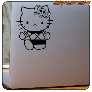 Kitty Old School Pin-Up Sticker