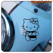 Kitty Old School Pin-Up Sticker
