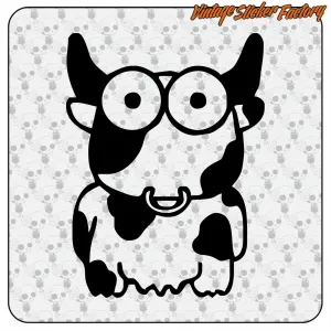 Pegatina THE CRAZY COW. Comprar pegatinas.