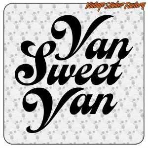 Pegatina VAN SWEET VAN. Comprar pegatinas.