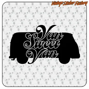 AUTOCOLLANT VAN SWEET VAN -3. ACHETEZ DES AUTOCOLLANTS EN VINYLE.