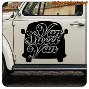 Autocollant Van Sweet Van camper