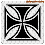 Pegatina CRUZ DE MALTA. Comprar pegatinas.