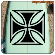 MALTESISCHER KREUZ -1 AUFKLEBER. KAUFEN SIE VINYLAUFKLEBER.
