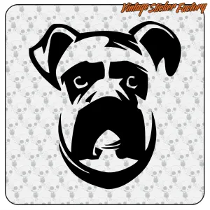 Autocollant chien boxer en plusieurs tailles