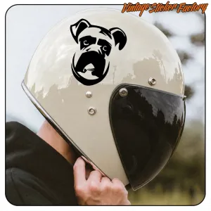 Boxer-Hundeaufkleber in mehreren Größen
