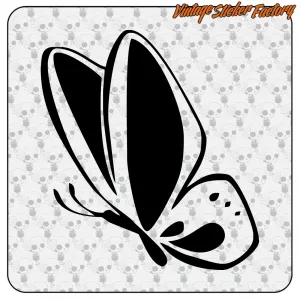 Pegatina de mariposa en vinilo de corte