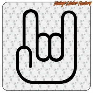 «ON FIRE» Aufkleber | Vintage Sticker Factory