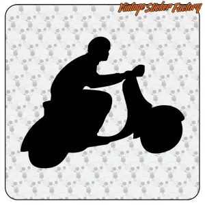 Vespa Racing sticker for scooters