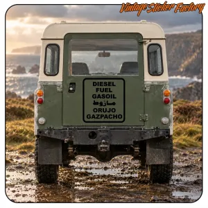 DIESEL ORUJO GAZPACHO STICKER. BUY VINYL STICKERS.