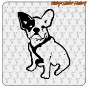 AUTOCOLLANT BULLDOG FRANÇAIS -2. ACHETEZ DES AUTOCOLLANTS EN VINYLE.