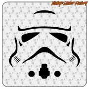 Stormtrooper Sticker in Cut Vinyl | Vintage Sticker Factory