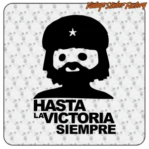 HASTA LA VICTORIA SIEMPRE STICKER. BUY VINYL STICKERS.