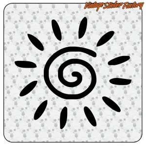 SONNE AUFKLEBER. KAUFEN SIE VINYLAUFKLEBER.