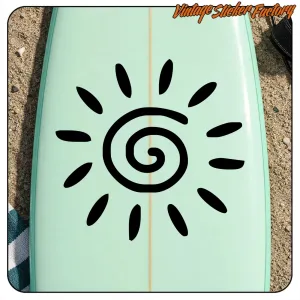 SUN STICKER. BUY VINYL STICKERS.