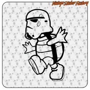 MARIO STORM TROOPER STICKER. BUY VINYL STICKERS.