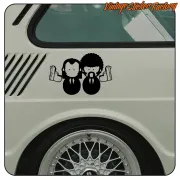 PULP FICTION -1 STICKER. BUY VINYL STICKERS.