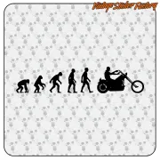 EVOLUTION CUSTOM AUFKLEBER. KAUFEN SIE VINYLAUFKLEBER.