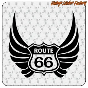 RUTA 66 Aufkleber | Vinyl für Motorrad und Auto