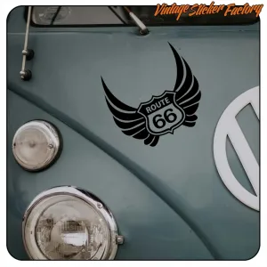 RUTA 66 Aufkleber | Vinyl für Motorrad und Auto