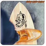 Pegatina CALAVERA CRUZ DE MALTA. Comprar pegatinas.