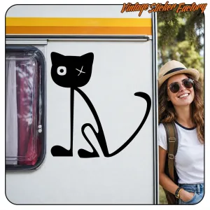 Pegatina GATO. Comprar pegatinas.