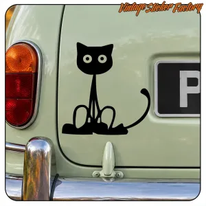 KATZE -2 AUFKLEBER. KAUFEN SIE VINYLAUFKLEBER.