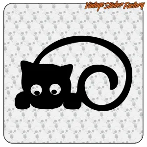 Decorative Cat Sticker | Vintage Sticker Factory