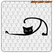 AUTOCOLLANT CHAT -6. ACHETEZ DES AUTOCOLLANTS EN VINYLE.