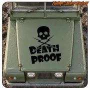 AUTOCOLLANT DEATH PROOF -1. ACHETEZ DES AUTOCOLLANTS EN VINYLE.
