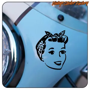 PIN UP -2 AUFKLEBER. KAUFEN SIE VINYLAUFKLEBER.