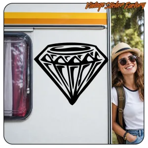 Pegatina DIAMANTE TATTOO PIN UP. Comprar pegatinas.