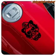 AUTOCOLLANT KITTY MOTORHEAD. ACHETEZ DES AUTOCOLLANTS EN VINYLE.