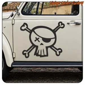 TATTOO SKULL STICKER. BUY VINYL STICKERS.