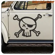 TATTOO -SCHÄDEL AUFKLEBER. KAUFEN SIE VINYLAUFKLEBER.