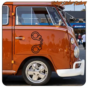 Sticker « Menottes » Custom Culture | Tattoo