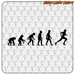 Evolution Running Sticker | Decorative Vinyl