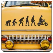 AUTOCOLLANT EVOLUTION VESPA. ACHETEZ DES AUTOCOLLANTS EN VINYLE.