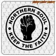 Northern Soul Keep the Faith Scooter Sticker