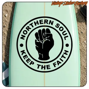 Northern Soul Keep the Faith Scooter-Aufkleber