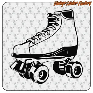 ROLLER SKATES STICKER. BUY VINYL STICKERS.