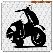 VESPA RACING -3 AUFKLEBER. KAUFEN SIE VINYLAUFKLEBER.