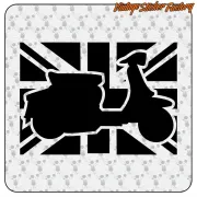 Lambretta Union Jack Sticker | UK Scootering