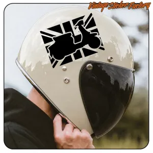 Autocollant Lambretta Union Jack | Scootérisme UK