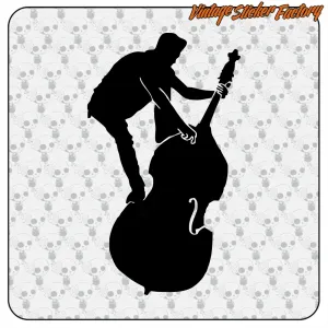 AUTOCOLLANT CONTREBASSE. ACHETEZ DES AUTOCOLLANTS EN VINYLE.