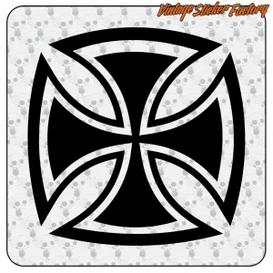MALTA CROSS -2 STICKER. BUY VINYL STICKERS.